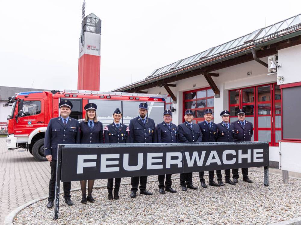 Die Vorstandschaft der Freiwilligen Feuerwehr Trostberg e.V.